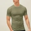 Next Herren MUSCLE FIT - T-Shirt Basic - Khaki