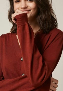 Next Damen PLEATED - Strickjacke - Brown -Next Verkäufe 2022 5b656390f3084d7e8a51bb8408d41ec5