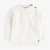 Next Kinder CABLE CREW - Strickpullover - Off-white