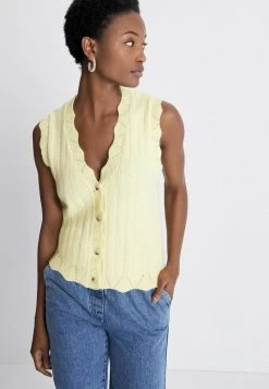 Next Damen Strickjacke - Lime Green