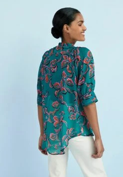 Next Damen HALF SLEEVE V-NECK - Bluse - Teal Blue Floral -Next Verkäufe 2022 5bfa219404fb4084bd81f6ae21141b8a