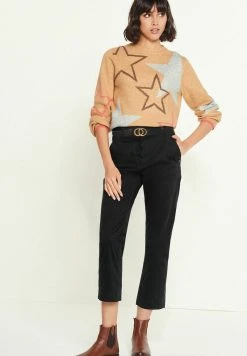 Next Damen MIT GÃ¼RTEL - Chino - Black -Next Verkäufe 2022 5c15cf47754d4604a1866cabea760cef