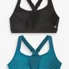 Next Damen SPORTS HIGH IMPACT 2 PACK - Bustier - Teal