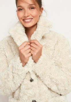 Next Damen TEDDY BORG - Wintermantel - Off-white -Next Verkäufe 2022 5c6f90636e2b4174a568cdb8c156c1a5