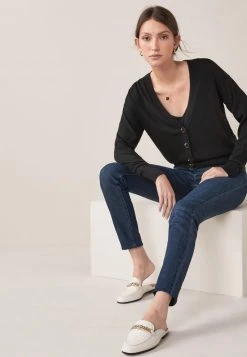 Next Damen DOLMAN - Strickjacke - Black -Next Verkäufe 2022 5d03cf093e664304b29427081ae69e14