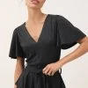 Next Damen V-NECK BALLET TOP - Bluse - Black