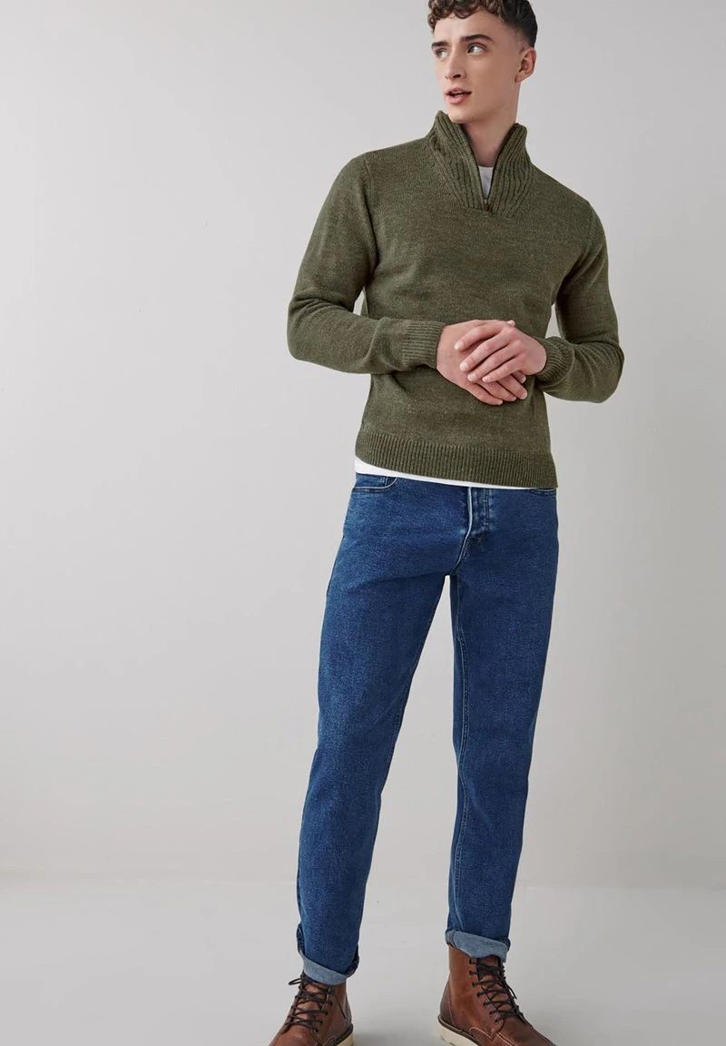 Next Herren Strickpullover - Green 2 Next Herren Strickpullover - Green – Bild 2