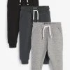 Next 3 PACK - Jogginghose - Black | Kinder