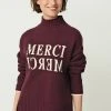 Next Damen HIGH NECK DETAIL - Strickpullover - Red