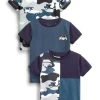 Next 3 PACK - T-Shirt Print - Dark Blue | Kinder