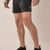 Next Herren ACTIVE - Shorts - Mottled Black