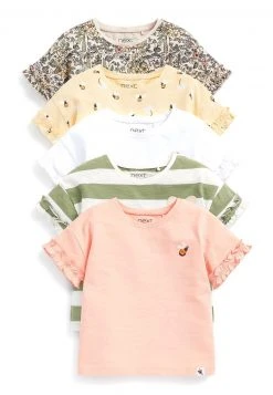 Next 5 PACK - T-Shirt Print - Green | Kinder