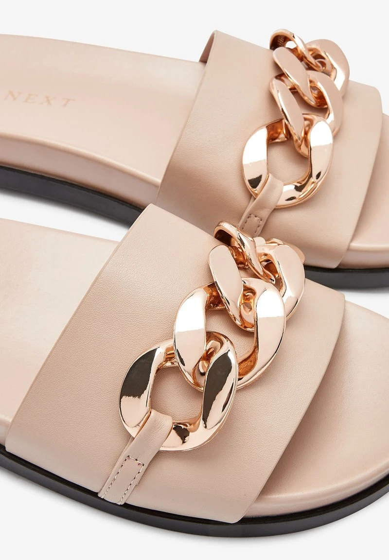 Next Damen CHAIN FOOTBED - Pantolette Flach - Camel 4 Next Damen CHAIN FOOTBED - Pantolette Flach - Camel – Bild 4