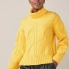 Next Damen Strickpullover - Yellow