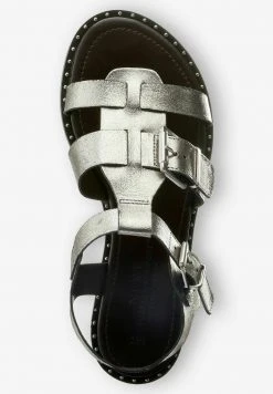 Next GLADIATOR - Riemensandalette - Silvercoloured | Damen -Next Verkäufe 2022 61014de9ea9b421b8810ed241fa0274e