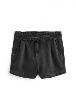 Next Damen ELASTICATED WAIST PAPERBAG - Jeans Shorts - Black -Next Verkäufe 2022 614b1f10a0c1418cb9fc3e656b85d8d3