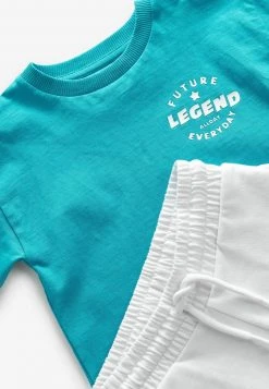 Next Kinder TONAL OVERSIZED SET - Shorts - Turquoise Blue -Next Verkäufe 2022 617417eba2cf4500a405e672129d9fd9