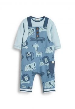 Next Kinder ANIMAL SET (0MTHS-2YRS) - Latzhose - Blue