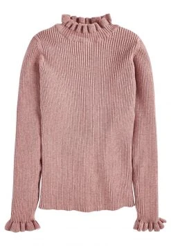 Next Kinder FRILL - Strickpullover - Lilac