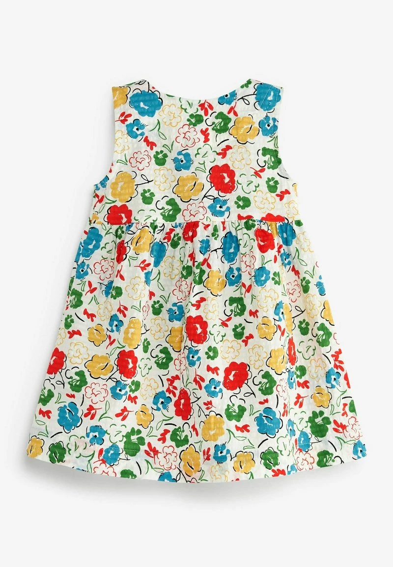 Next Kinder TEXTURED - Freizeitkleid - Red Blue Floral 2 Next Kinder TEXTURED - Freizeitkleid - Red Blue Floral – Bild 2