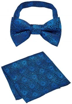 Next Herren SET - Einstecktuch - Cobalt Blue Floral