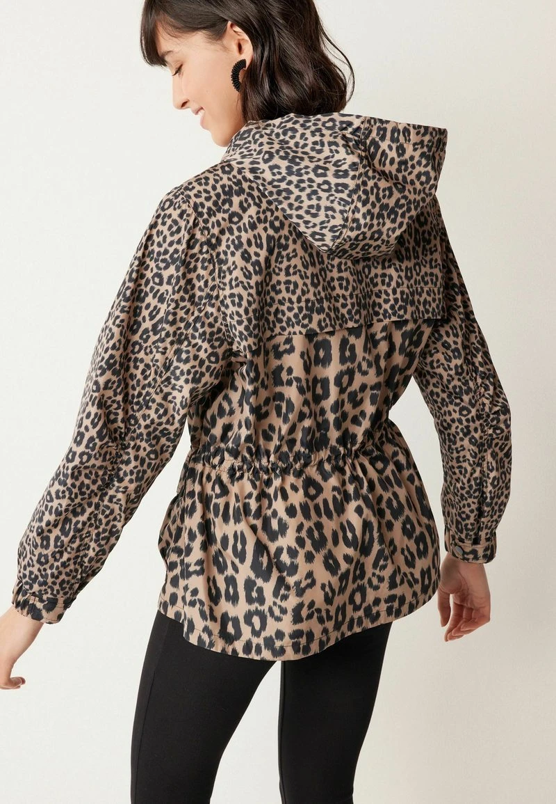 Next Damen Regenjacke / Wasserabweisende Jacke - Animal Print 2 Next Damen Regenjacke / Wasserabweisende Jacke - Animal Print – Bild 2