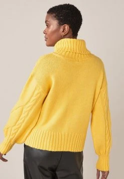 Next Damen Strickpullover - Yellow -Next Verkäufe 2022 62396ee7b310409a82091e64496696ec