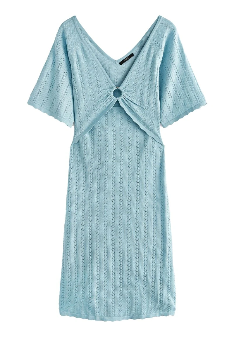 Next CUT-OUT D-RING - Strickkleid - Blue | Damen 4 Next CUT-OUT D-RING - Strickkleid - Blue | Damen – Bild 4