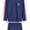 Next Kinder 2 PIECE SET - Badeanzug - Navy Blue Pink