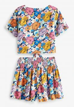 Next Kinder PRINTED CO-ORD SET - Shorts - Multi Floral Print -Next Verkäufe 2022 62ab3698582340d7bf2a7c3e397a9c4a
