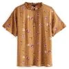 Next Damen SPARKLE RUFFLE - Bluse - Brown Floral