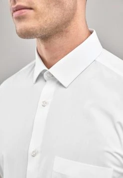Next Herren WHITE SLIM FIT SHORT SLEEVE EASY CARE SHORT SLEEVE SHIRT - Hemd - White -Next Verkäufe 2022 631816dfa4c142c6b03d646ecf5ded77