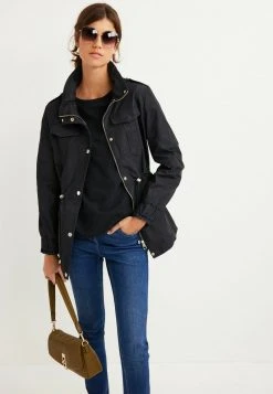 Next Damen GLAM SHOWER - Regenjacke / Wasserabweisende Jacke - Black