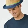 Next Herren TRILBY - Hut - Natural Blue