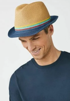 Next Herren TRILBY - Hut - Natural Blue