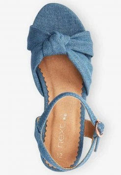 Next Kinder Riemensandalette - Denim Knot Detail -Next Verkäufe 2022 6389bff3568d46b79b3b2a9655469cea