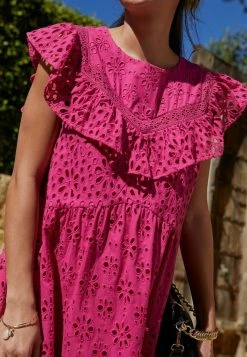 Next Damen BRODERIE MIDI - Strandaccessoire - Pink -Next Verkäufe 2022 63d56bf829334055b59db2ab74b2b05c