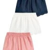 Next Kinder MULTI 3 PACK JERSEY BRODERIE SHORTS (3MTHS-8YRS) - Shorts - Pink