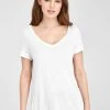 Next Damen SLOUCH - T-Shirt Basic - White
