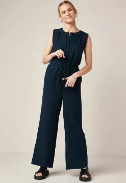 Next Damen DOUBLECLOTH - Jumpsuit - Navy Blue