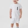 Next Kinder ZIP POCKET SET - Jogginghose - White