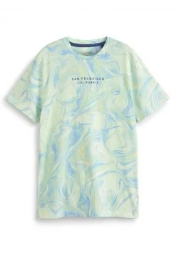 Next GRAPHIC - T-Shirt Print - Light Blue Marble Print | Herren