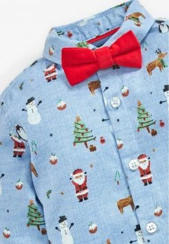 Next Kinder CHRISTMAS SET - Hemd - Blue -Next Verkäufe 2022 64cbdca705e84dc9b6a3218164ea8f3c