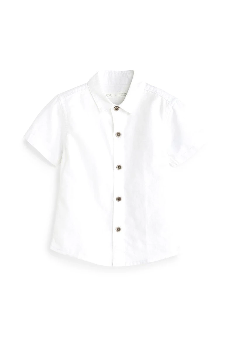 Next Kinder SHORT SLEEVE - Hemd - White 1 Next Kinder SHORT SLEEVE - Hemd - White