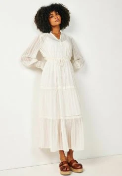 Next Damen STATEMENT - Maxikleid - Cream