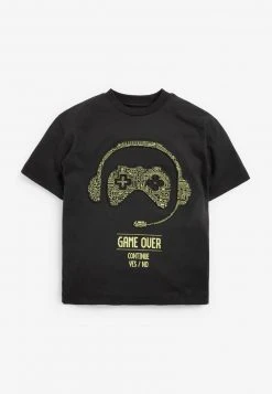 Next Kinder T-Shirt Print - Black