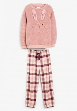 Next Kinder BUNNY LOUNGE SET - Nachtwäsche Set - Pink