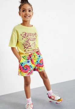 Next Kinder FRUIT & TOWELLING RAINBOW DYE SET - Shorts - Pink