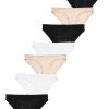 Next Damen 7 PACK - Slip - Black