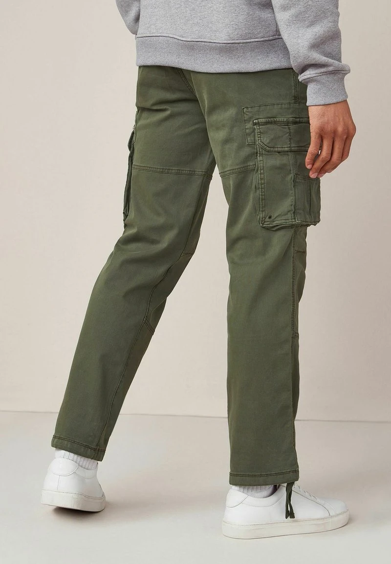 Next Herren AUTHENTIC BLEND - Cargohose - Khaki Green 2 Next Herren AUTHENTIC BLEND - Cargohose - Khaki Green – Bild 2